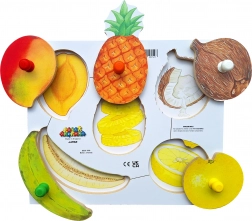 Sestavljanke Just Jigsaws Lupimo in Režemo Pridelke 3 - Lesene Sestavljanke