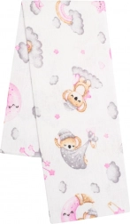 flannel diaper with print new baby koala pink