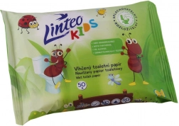 Carta igienica umidificata per bambini LINTEO Kids, 50 pz