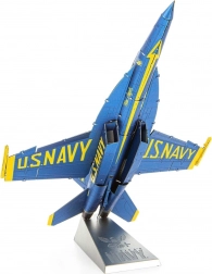 METAL EARTH 3D Puzzle, F/A-18 Super Hornet - Blue Angels (ICONX)