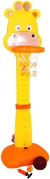Sportsæt giraf 4-i-1 til børn 3+ – basketball, ringkast, sugekop-dart og højdemåler