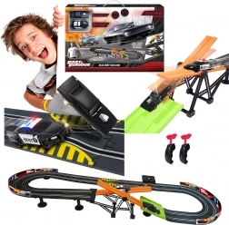 Fast & Furious Slot Car Track with Obstacle 3.3 m