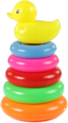 Piramide colorata per bambini con paperella