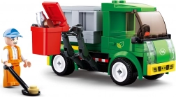 Sluban Town Garbage Truck Building Set