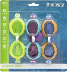 Occhialini da nuoto Aqua Burst per bambini - 3 confezioni