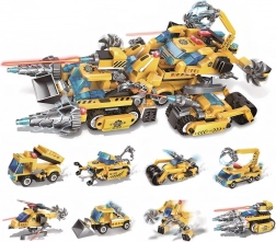 QMAN THE LEGEND OF CHARIOT 8-in-1 Building Set – Construction Machinery