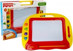 Lavagna magica rossa con timbri