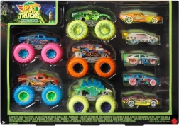 HOT WHEELS MONSTER TRUCKS 1:64 Glow-in-the-Dark, 10-Pack