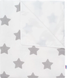 Nepremokavá flanelová podložka New Baby hviezdičky