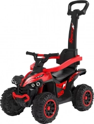 BABY MIX Mega kids’ ride-on with guiding handle, red