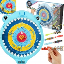Play set of magnetic darts Happy Shark