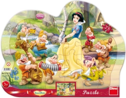 Puzzle Blanche-Neige et les sept nains 25 pièces