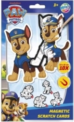 Magnetic Scratch Art Pictures Paw Patrol – Set of 10 Magnets