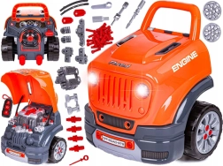 Interaktiv lastbil – værksted for den lille mekaniker med lys og lyde