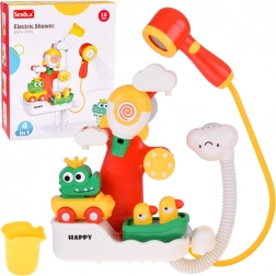 Multifunkcionalna igračka za kupanje krokodil i pačići sa špricom 4u1