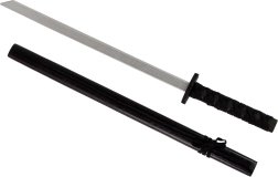 Leseni črni meč za viteza 73 cm