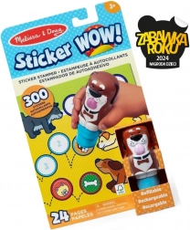 Sticker Wow - Interactive Booklet and Stamp with Stickers - Dog