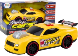 Auto da corsa giallo con luci e suoni