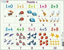 Larsen Puzzle Addition with Pictures 20 Pieces