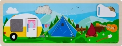 Bigjigs Toys Sensory Puzzle – Camping in Nature