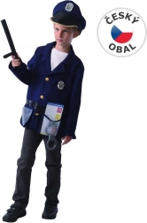 Carnival Costume Policeman for Kids 130-140 cm