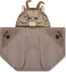 Topla odeja s kapuco in žepi v obliki tac Cozy Noxxiez