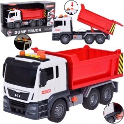 Children's dump truck with light and sound functions