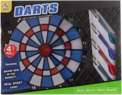Dartboard with Darts for Recreational Play