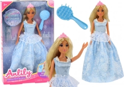 Lutka Anlily ledena kraljica v modri obleki