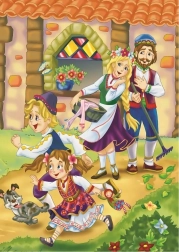 Puzzle ART PUZZLE Famiglia felice, 150 pezzi