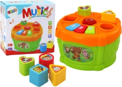 Giocattolo Educativo Interattivo in Plastica a Forma di Tamburo