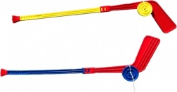 Mazza da hockey in plastica con disco 74 cm