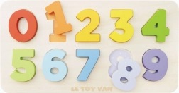 Le Toy Van wooden number insert puzzle FSC