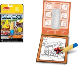 Magical Water Painting Vehicles Coloring Book