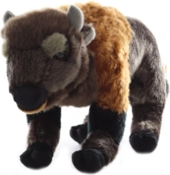 bisonte di peluche 30 cm eco friendly