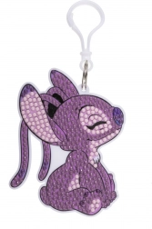 Ciondolo Angelo con Pittura di Diamanti