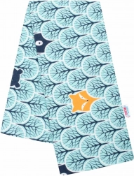 Panno in flanella con stampa New Baby animali del bosco