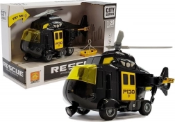 Reddingshelikopter op batterijen met lichten en geluiden