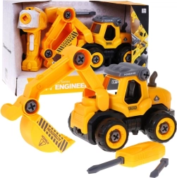 Detachable excavator with drive for children 3+ Electric screwdriver + drive module + sounds
