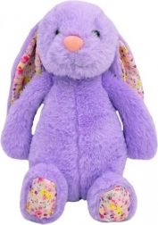 Mascot Mikhail Bunny purple 25 cm