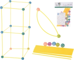 Creative Building Set – Tube Sticks for Building Tents and Structures, 75 Pieces