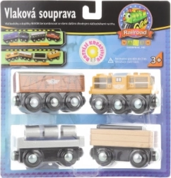 Freight Train Set with Diesel Locomotive