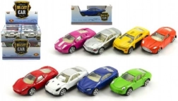 Metal toy car 8 cm with free-wheel in gift box