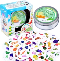 Fast Spot-It Style Game: Fruit and Vegetables