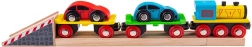Treno merci in legno con auto e binari BIGJIGS RAIL