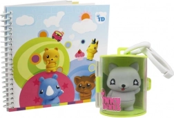 Quaderno e portachiavi con timbro Inky Dinks Stampacchino