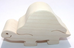 Fauna animaletto in legno tartaruga