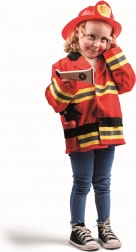 børne brandmandskostume BIGJIGS TOYS med tilbehør