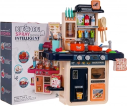 Kinderkeukentje met verlichting, geluiden, stromend water en stoom, 42 delen