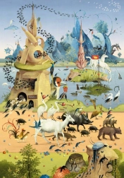 HEYE Puzzle On an Outing – Hieronymus Bosch, 500 pieces